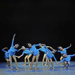 The Ninth Little Lotus Style Swimming and Dance Performance Costumes for Children's Day Courage Group Stage Dance Classical Dance Performance Costumes