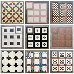 Scandinavian Cream Style French Retro Tiles 200×200 Mid-Century Style Kitchen Bathroom Balcony B&B Floor Tiles
