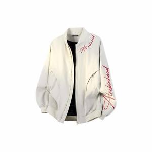 
American-style letter printed jacket jacket zipper loose versatile and comfortable baseball uniform for men and women