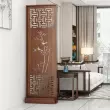 vách ngăn gỗ phòng khách và bếp Vách ngăn phong cách Trung Quốc mới phòng khách văn phòng di động hiện đại vách ngăn đơn giản lối vào phòng khách chặn màn hình ghế vách ngăn bằng gỗ