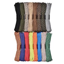 Outdoor 9-Core Paracord 4mm Multi-Purpose Climbing Rope Clothesline Knife Handle Rope Binding Rope Bracelet Weaving DIY Camouflage Rope