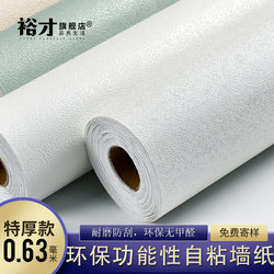 Thickened Waterproof, Environmentally Friendly, Odorless, Solid Color Household Diatomaceous Earth Sandstone Wallpaper, Self-Adhesive, Cozy Wallpaper for Bedroom and Living Room