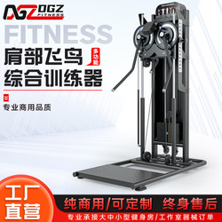 Commercial Gym Side Press and Chest Press All-In-One Machine, Multi-Functional Comprehensive Strength Training Equipment, Shoulder Trainer