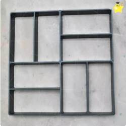 Cement Floor Embossing Mold Cement Products Floor Embossing Square Patterned Tiles Courtyard Garden Paving Patterned Surface