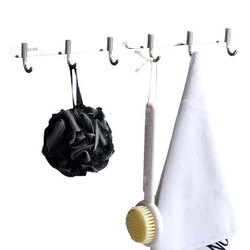Hook wall hanging clothes hanger powerful adhesive kitchen stainless steel clothes without holes, towels, bathroom wall sticky hook