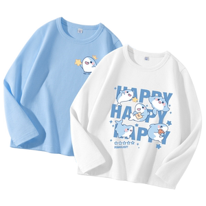 
Jeanswest children's clothing boys' T-shirts spring and autumn 2026 new children's thin long-sleeved boys' autumn bottoming shirts