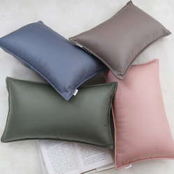 Technology Fabric Lumbar Pillow, Nordic Light Luxury Sofa, Living Room Rectangular Pillow, Large Backrest Pillow Cover (Core Not Included)