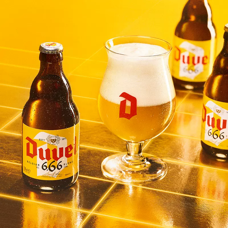 比利时进口 Duvel 督威 150周年纪念 6.66度黄金艾尔精酿啤酒 330mL*6瓶 天猫优惠券折后￥50包邮（￥99-49）