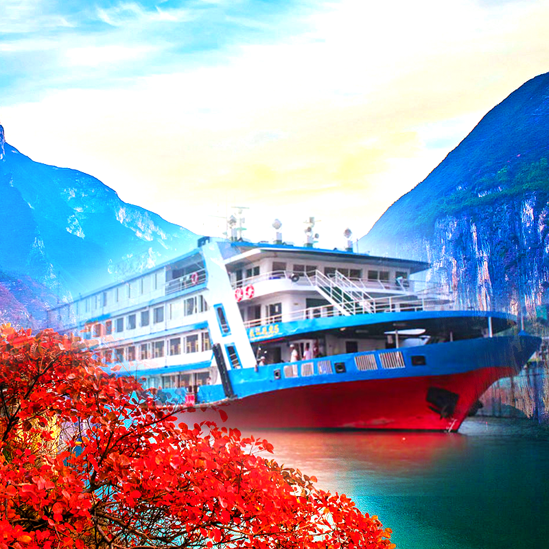 重庆宜昌长江三峡观光游轮单程3日往返4日游长江三峡游轮旅游船票