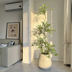 Nantian Bamboo Artificial Green Plant Large Indoor Potted Decorative Flower Ornament Living Room Floor-Standing Tree High-End Simulated Fake Plant