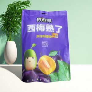 
The same style of high-speed rail food hall plums cooked Xinjiang plums independently packaged appetizing office pregnant women snacks