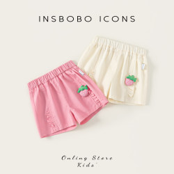 INSbobo children's three-dimensional decorative casual shorts