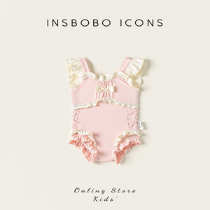 
INSbobo baby swimsuit summer thin baby girl swimsuit girls swimsuit summer children's early summer outfit fashionable