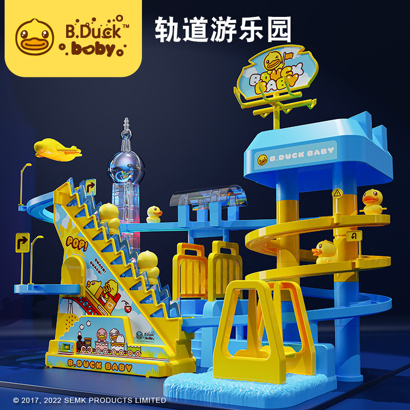 Little Yellow Duck Gioco Delle Scale Con Anatrelle - Montagne Russe Per Bambini Con Luci LED E Musica - 2
