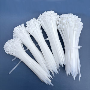 
High-strength nylon cable ties plastic tightener bundling strap white black large cable ties fixing buckle strap