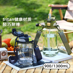 Fuguang Tritan Large-Capacity Water Bottle Sports Water Jug for Men, Summer Space Cup for Students and Children, Plastic Cup