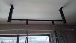 Indoor Home Pull-Up Device, Wall-Mounted Single and Double Bar Exercise Equipment, Multi-Functional Home Fitness Equipment, Wall-Mounted Horizontal Bar