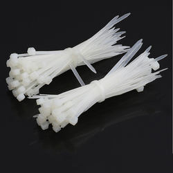 Black and White Nylon Cable Ties, Plastic Binding Straps, High-Strength Fixing Ties, Tensioners, Dog Strangulation Ties