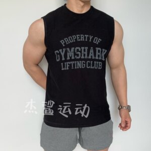 
Gymshark lightweight slub men's sports and casual loose breathable sleeveless vest G6