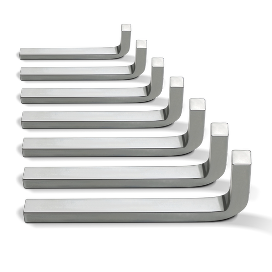 8mm Square Screwdriver Wrench - Chrome Vanadium Steel L-Shaped Tool For Tight Spaces