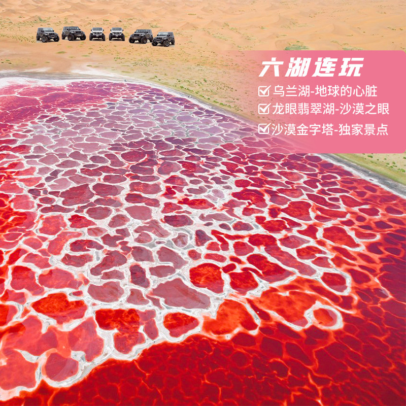 【五湖穿越专线】宁夏旅游银川一日游中卫腾格里沙漠阿拉善乌兰湖