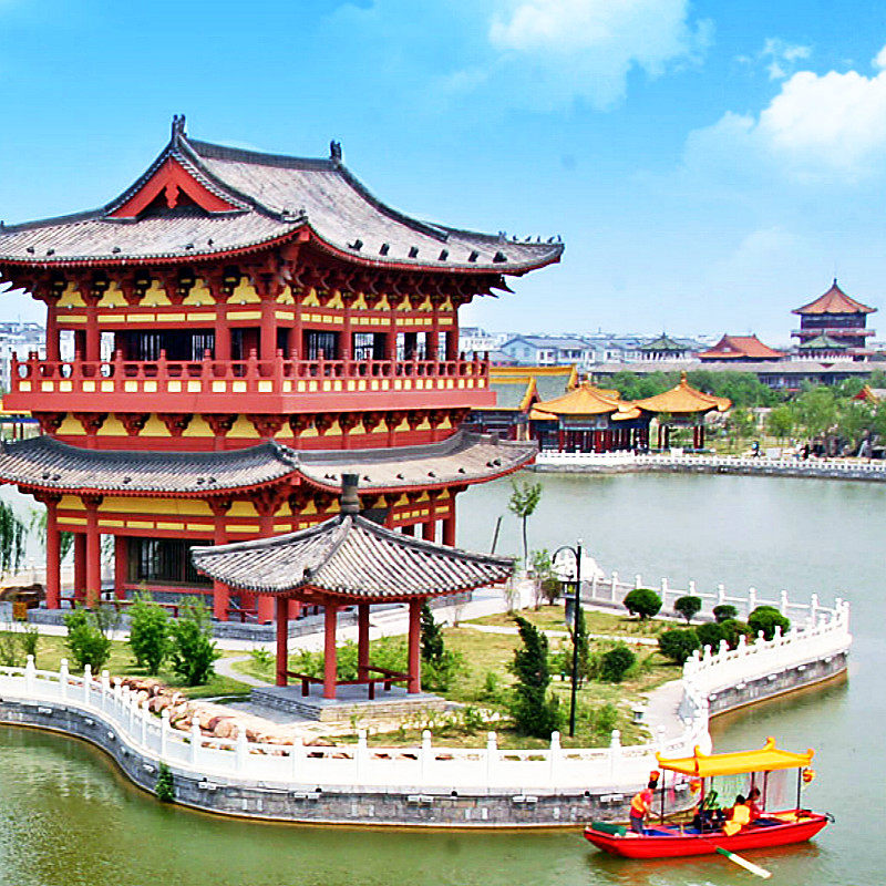 z【河南开封1天1晚自由行】1晚四钻酒店+可选清明上河园/万岁山/