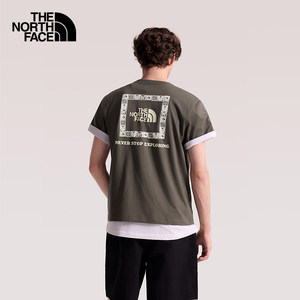 
TheNorthFace North Face quick-drying short-sleeved T-shirt for men and women 26 spring and summer outdoor sports breathable half-sleeve