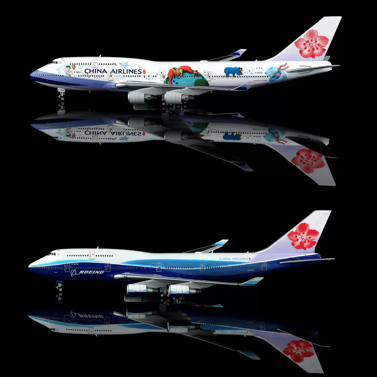 SQ Wings 1:200 吉祥航空 B787-9 B-209R 原神 现货SQ Wings 1: