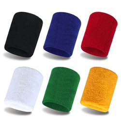 Solid Color Basketball Wristbands for Adults and Children, Badminton Fitness Sweat-Absorbent Towel, Wrist Protection Running Gear