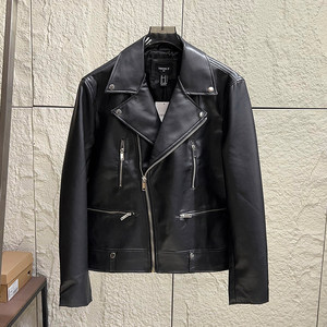 Go for Spanish Buds! Heavy oil-washed ecological PU leather! Men’s fashionable casual lapel leather jackets and jackets are trendy