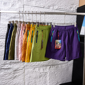 
Mountain outdoor! Couple style! Foreign trade men's summer light, breathable, waterproof contrasting color sports and casual shorts trend