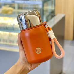 Thermos Cup for Women, High-Looking, Portable, Compact Water Cup, Small Capacity for Students Going to School, 316 Stainless Steel Drinking Cup