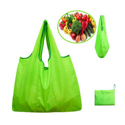 Fashionable Waterproof Polyester Fabric Supermarket Eco-Friendly Shopping Bag Foldable Shoulder Bag Grocery Bag Travel Storage Wall Hanging Bag