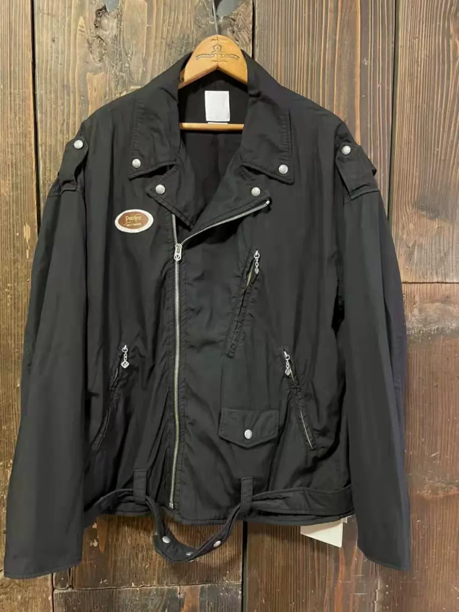 VISVIM FIL STRABLER LIGHT JKT 日潮机车夹克泥染做旧水洗外套