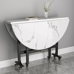 Round Table for Living Room, Suitable for Small Apartments, Foldable Large Round Dining Table for 10 People, Restaurant Round Solid Wood Dining Table