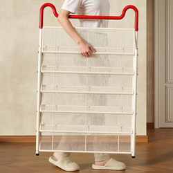 Folding Shoe Rack, Stainless Steel, Sturdy and Durable, 2026 New Model, Simple Shoe Rack for Entryway, Small Narrow Shoe Cabinet for Home Use