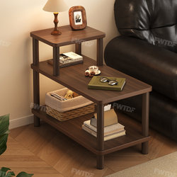 Side Cabinet for Living Room, Home Use, Side Table Next to Sofa, Vintage Side Table, Storage Rack, Rectangular Small Coffee Table
