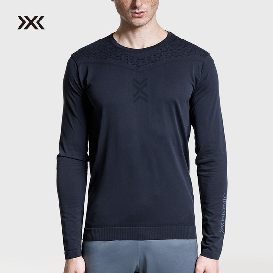 
X-BIONIC X-ENTIAL men's long-sleeved tops round neck sports temperature control breathable comfortable cool T-shirt
