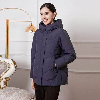 
Enjoyable years, middle-aged mother's down jacket, mid-length winter wear, new warm jacket, loose large size authentic