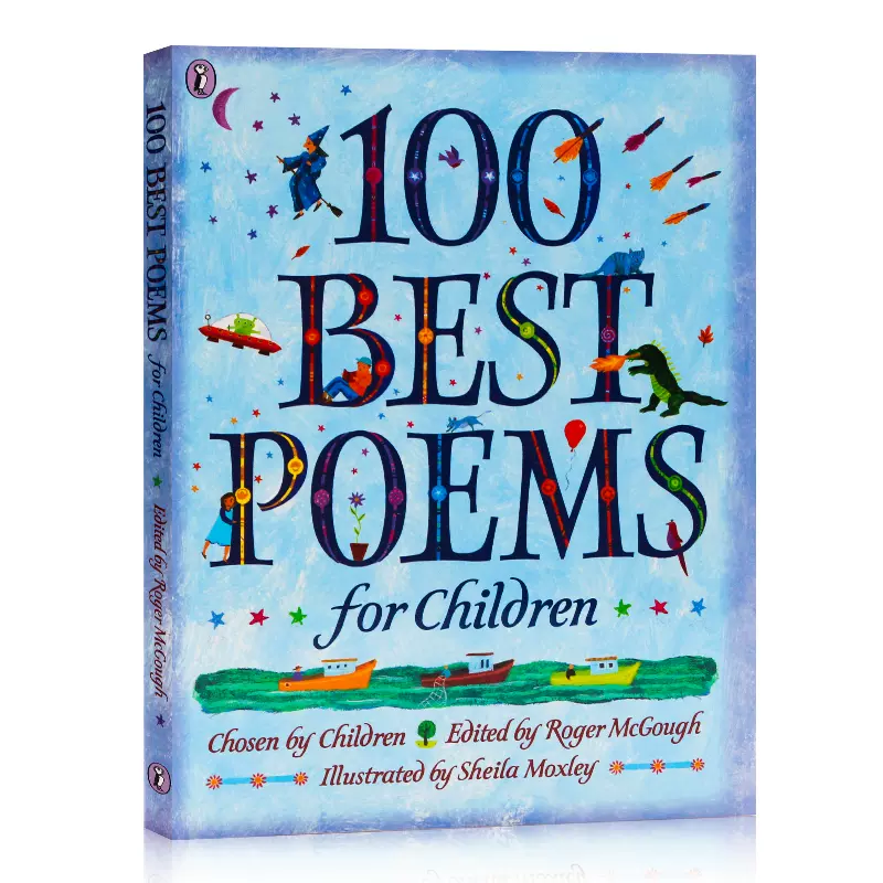 给孩子的100首诗100 Best Poems For Children 英语英文原版当代经典诗歌集幼儿启蒙儿童诗词诗歌绘本进口文学书籍