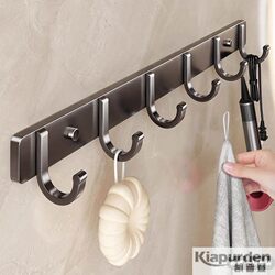 Thickened 304 Stainless Steel Hook, Heavy-Duty Kitchen Clothes Hook, Wall-Mounted in Bathroom, Behind Door, with Strong Adhesive for Wall Installation