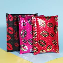 Ready-Made Printed Express Packaging Bags, Colorful Aluminized Film Bubble Bags, Thickened Shockproof Express Bubble Envelope Bags