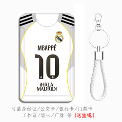 Real Madrid 2526 Jersey Arnold Bus and Subway Card Holder Badge Cristiano Ronaldo Vinicius Work Id Attendance Card