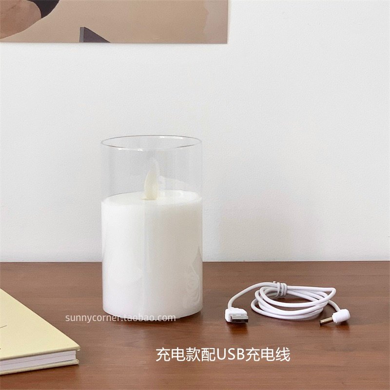 LED スイングウィックキャンドルランプ - Vitality Corner