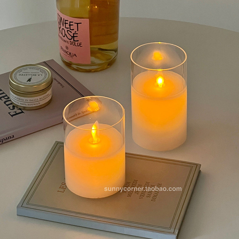 LED スイングウィックキャンドルランプ - Vitality Corner