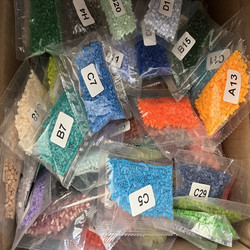 Mard Soybean Beads, Same Style as Xiao Wu, Three-Dimensional Fusion Soybean Beads, DIY Handmade 2.6 Small Bean Refill Pack