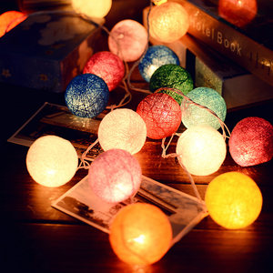 Handmade Creative Lights Thai Ball Ball Light LED Night Light Room Decoration Festival Festive Light String Light