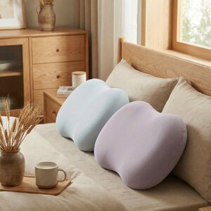 
Memory foam pillow, neck pillow, cat skin belly pillow, ice silk soft and non-collapse pillow, partitioned side sleeping, slow rebound pillow