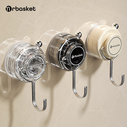 Suction Cup Hooks, No Drilling Required, Strong Load-Bearing, Behind-The-Door, Kitchen, Bathroom, Multi-Functional, Wall-Mounted, Traceless, Bathtub Adhesive Hooks