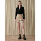 DAMOWANG Autumn and Winter New Deconstructed Spliced ​​Short Skirt Slim A-line Short Skirt